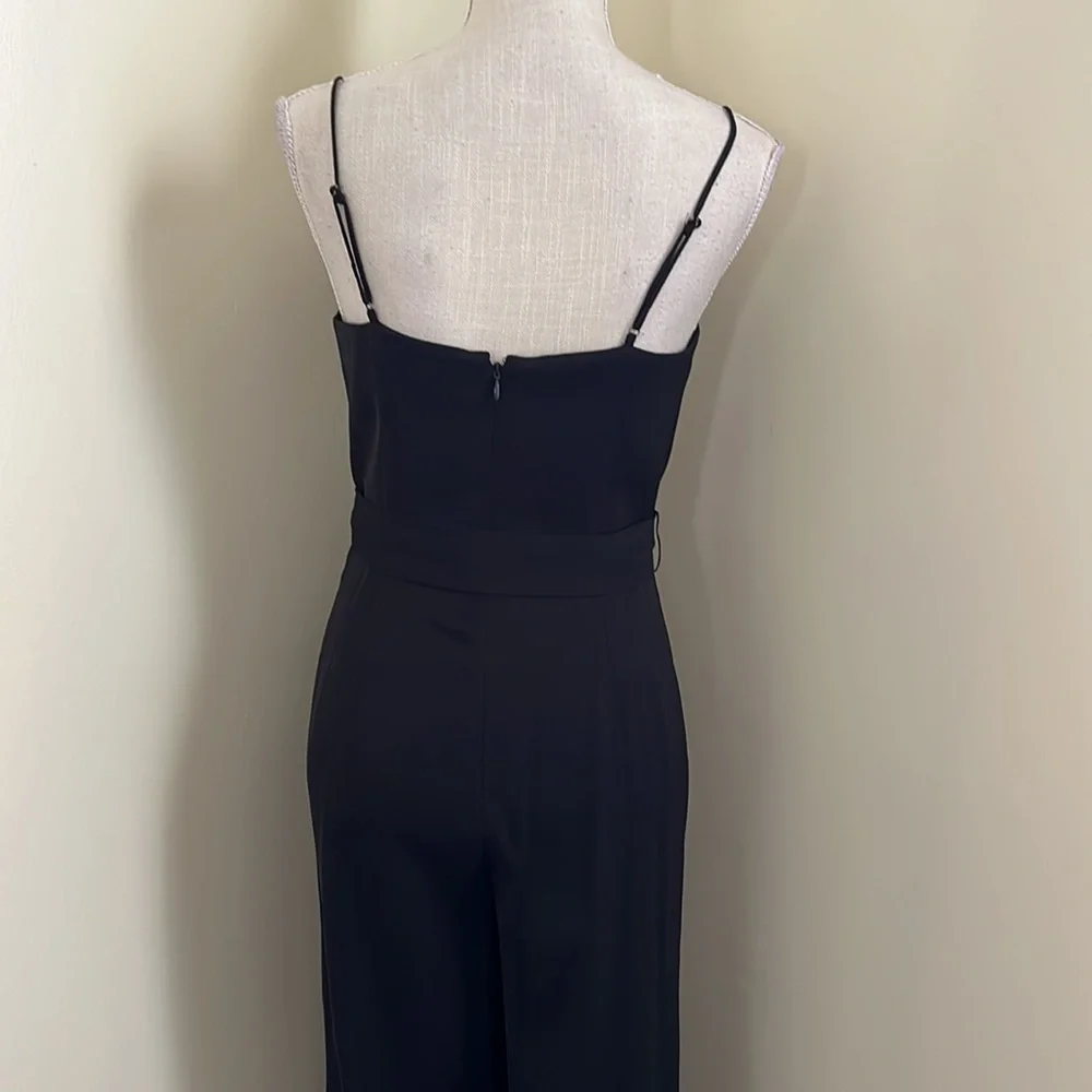 ๐ ANTONIO MELANI Black Jumpsuit with Sweetheart Neckline and Wide-Leg - Picture 11 of 17